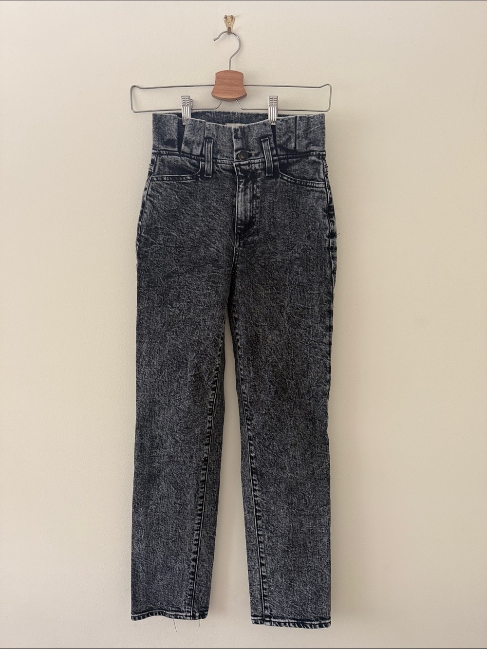 Alice + Olivia Black Washed Jeans